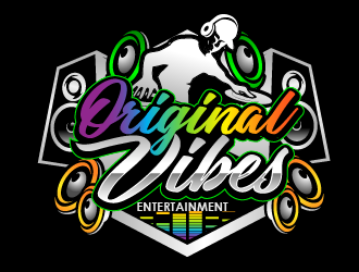 Original Vibes Entertainment logo design by THOR_