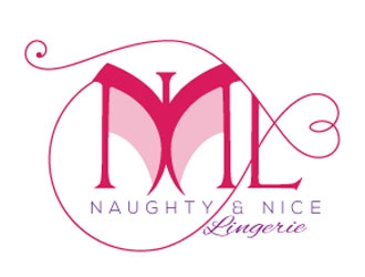 Naughty & Nice Lingerie logo design by logoguy