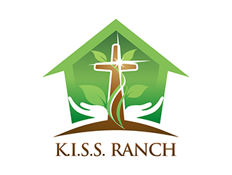 K.I.S.S. Ranch logo design by enzidesign