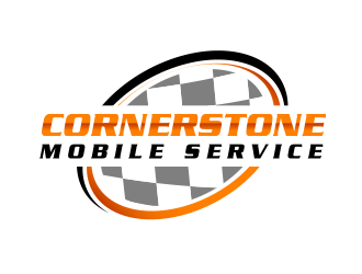 Cornerstone Mobile Service logo design by BeDesign