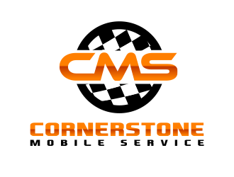 Cornerstone Mobile Service logo design by BeDesign