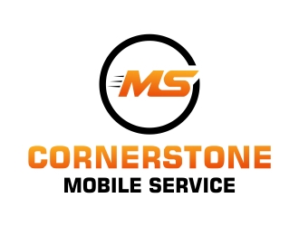 Cornerstone Mobile Service logo design by cikiyunn