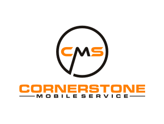 Cornerstone Mobile Service logo design by nurul_rizkon