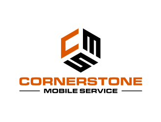 Cornerstone Mobile Service logo design by asyqh