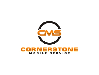 Cornerstone Mobile Service logo design by yunda