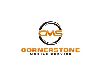 Cornerstone Mobile Service logo design by yunda