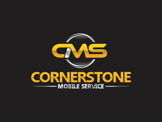 Cornerstone Mobile Service logo design by giphone