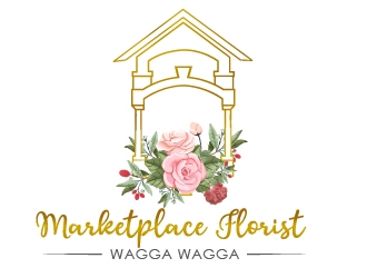 Marketplace Florist, Wagga Wagga logo design by dorijo