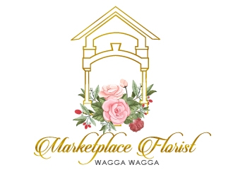 Marketplace Florist, Wagga Wagga logo design by dorijo