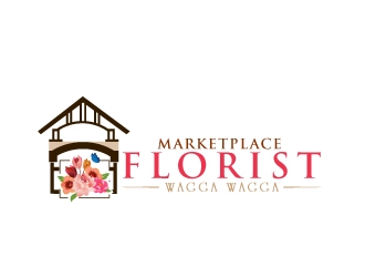 Marketplace Florist, Wagga Wagga logo design by tec343