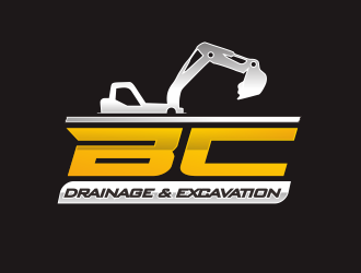 BC DRAINAGE & EXCAVATION logo design by YONK