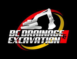 BC DRAINAGE & EXCAVATION logo design by hitman47