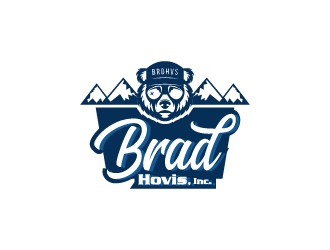 Brad Hovis, Inc. logo design by wongndeso