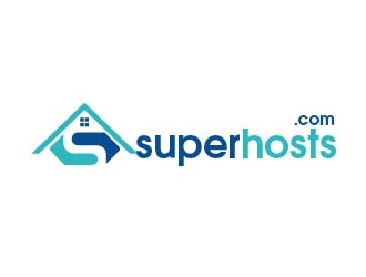 superhosts.com logo design by shravya