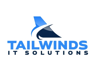 Tailwinds IT Solutions logo design by ElonStark