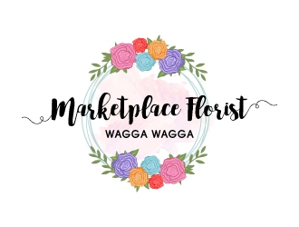 Marketplace Florist, Wagga Wagga logo design by J0s3Ph