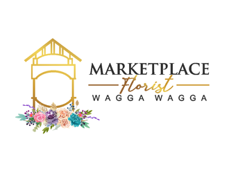 Marketplace Florist, Wagga Wagga logo design by coco