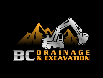 BC DRAINAGE & EXCAVATION logo design by CreativeKiller