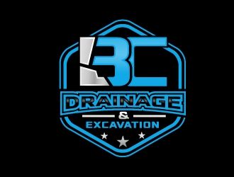 BC DRAINAGE & EXCAVATION logo design by NikoLai