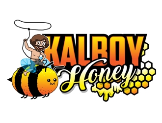 Kalboy Honey logo design by MAXR