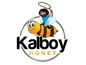 Kalboy Honey logo design by logoguy