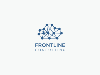 Frontline Consulting logo design by Susanti