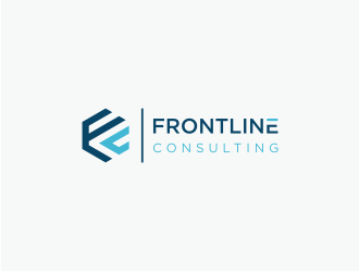 Frontline Consulting logo design by Susanti