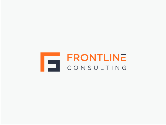 Frontline Consulting logo design by Susanti
