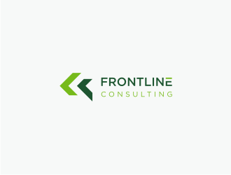 Frontline Consulting logo design by Susanti