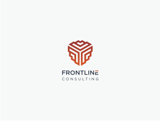 Frontline Consulting logo design by Susanti