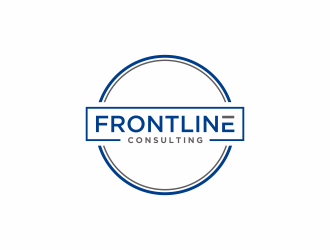 Frontline Consulting logo design by santrie