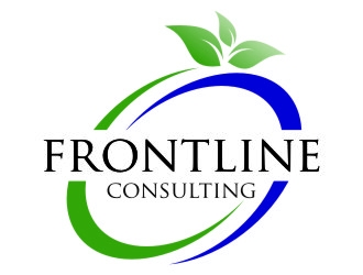 Frontline Consulting logo design by jetzu