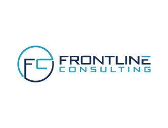 Frontline Consulting logo design by Erasedink