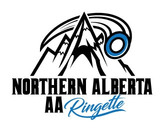 Northern Alberta AA Ringette logo design by logoguy