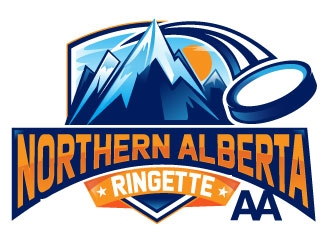 Northern Alberta AA Ringette logo design by Suvendu