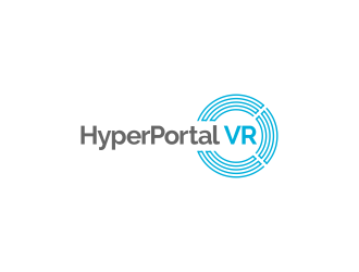 HyperPortal VR logo design by rezadesign