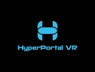 HyperPortal VR logo design by maserik