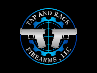 Tap and Rack Firearms, LLC logo design by beejo
