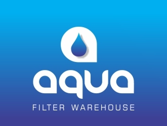 Aqua Filter Warehouse logo design by ManishKoli