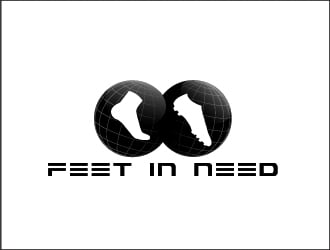 Feet in Need logo design by Cyds