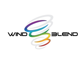Wind Blend Logo Design