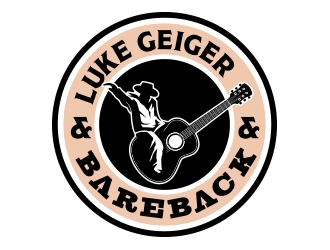 LUKE GEIGER BAREBACK logo design by Manolo
