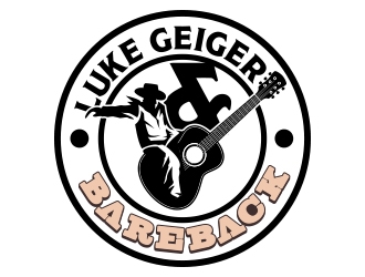 LUKE GEIGER BAREBACK logo design by Manolo
