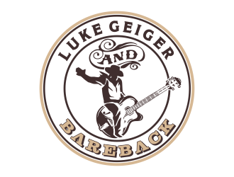 LUKE GEIGER BAREBACK logo design by Cekot_Art