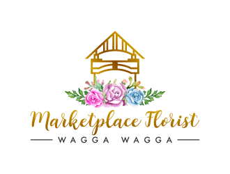 Marketplace Florist, Wagga Wagga logo design by pencilhand