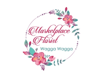 Marketplace Florist, Wagga Wagga logo design by Marianne