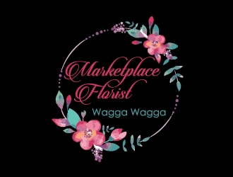 Marketplace Florist, Wagga Wagga logo design by Marianne