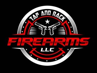 Tap and Rack Firearms, LLC logo design by DreamLogoDesign