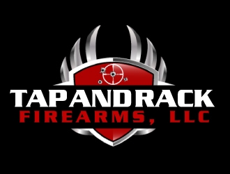 Tap and Rack Firearms, LLC logo design by ElonStark