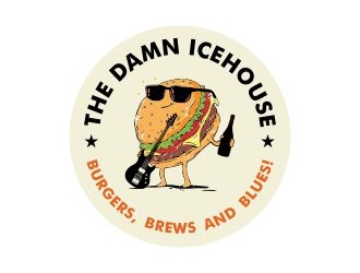 The damn icehouse  logo design by mrdesign